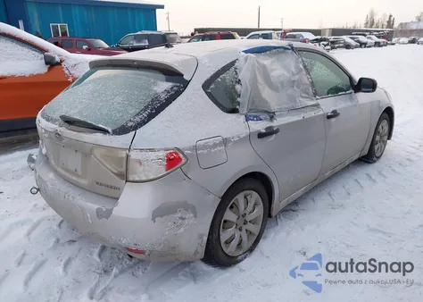 2008 Subaru Impreza 2.5I из США, поврежденный, VIN JF1GH61668G810013